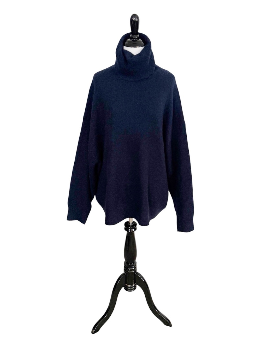 Zara Navy Blue Turtleneck Sweater Size Medium